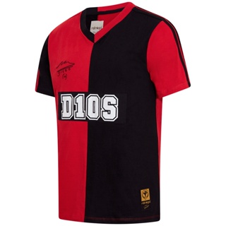 Camisa Newell´s Old Boys Retrô Maradona Masculina Oficial em Oferta na Shopee