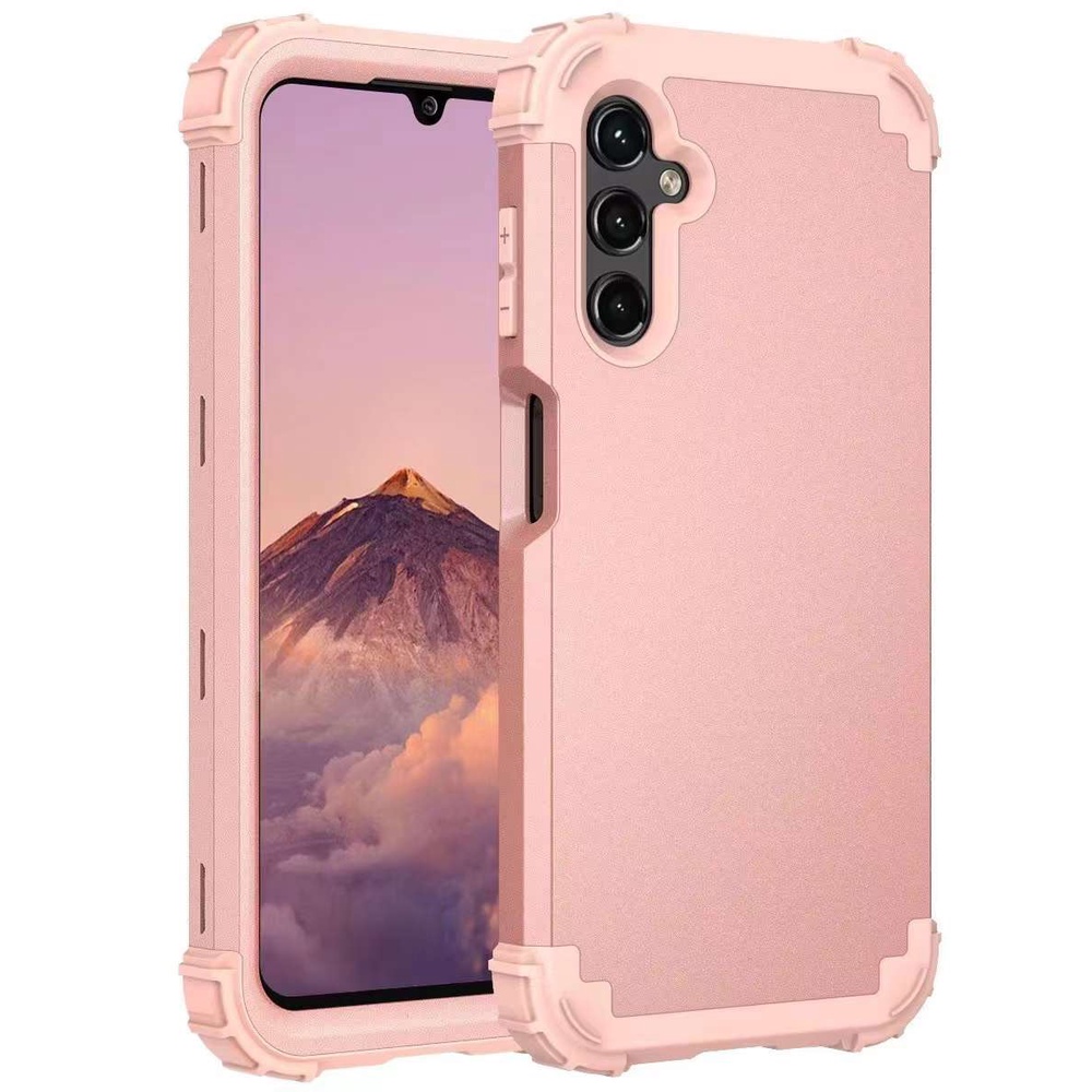 3 Em 1 Caso Para Samsung Galaxy A55 A54 S24 S23 S22 S21 Ultra Plus FE A14 A15 A22 A24 A23 A35