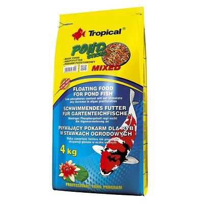 Racao Tropical Koi Pond Sticks Mixed 4kg Carpas