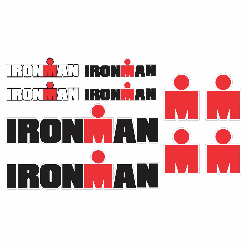 Adesivo Iron Man Triathlon Nada Corre Pedala Esporte em Oferta na Shopee