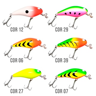Isca Artificial Biru 65  Barbela Curta - Tchê Iscas em Oferta na Shopee