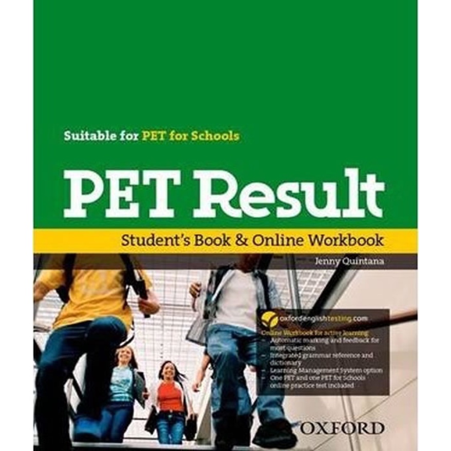 Pet result student book e online workbook