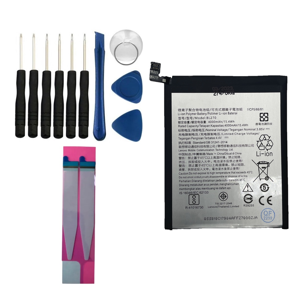 Power Bateria Compativel com Moto K6 Plus / Moto G6 Play / Moto E5 + Kit Reparo