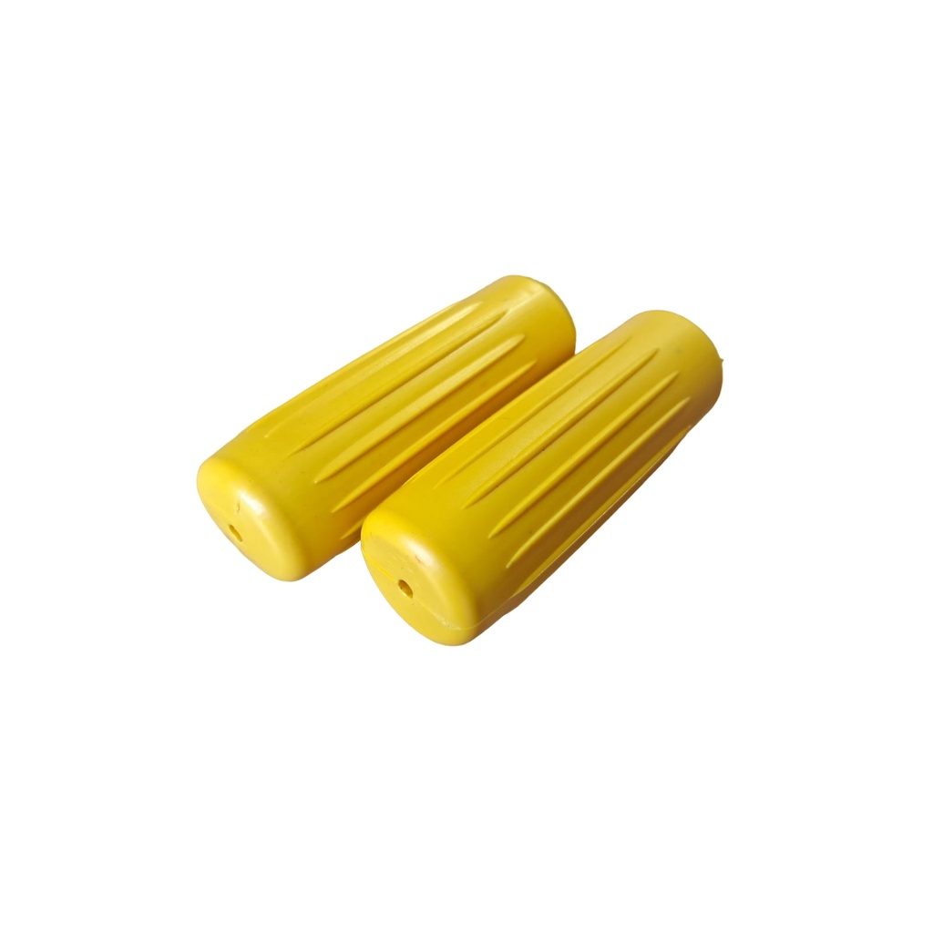 par de punho monareta berlineta barrinha aro 14 amarelo
