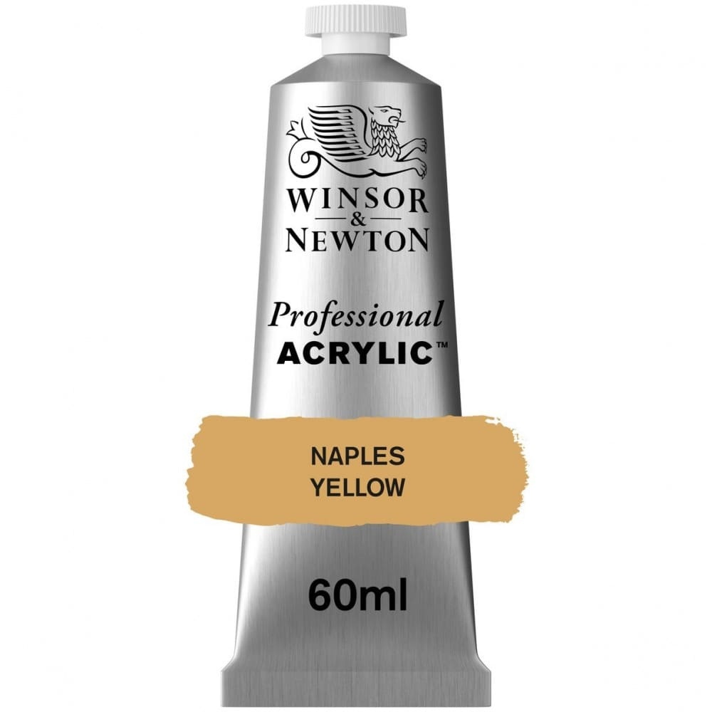 Tinta Acrílica Professional Winsor 60ml S2 422 Naples Yellow