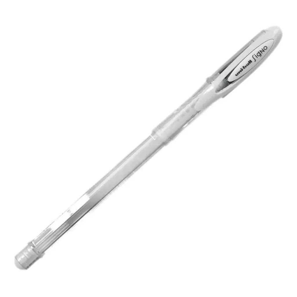 Caneta de Marcação Gel Branca Para Sobrancelha Design E Marcação Signo Uni-Ball