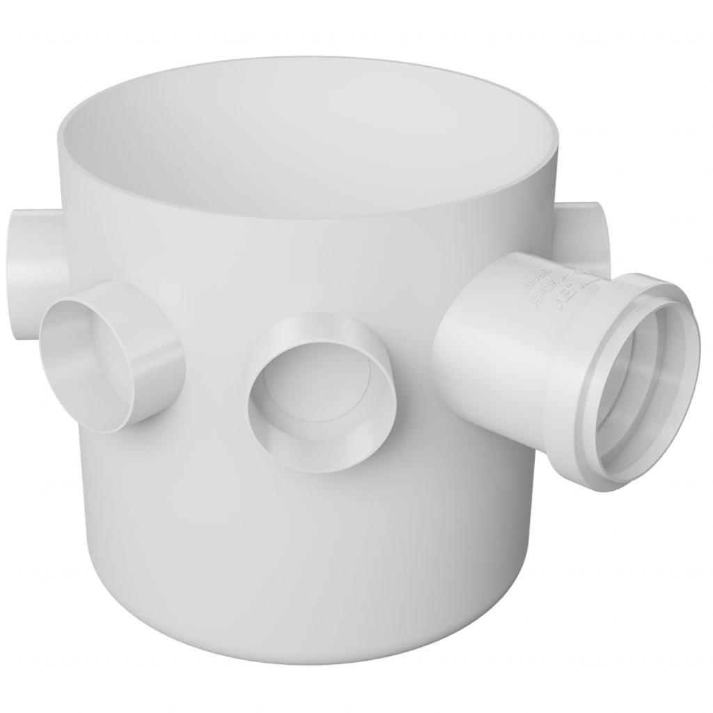 Corpo Caixa Sifonada Branco 150mm X 150mm X 50mm Fortlev em Oferta na Shopee