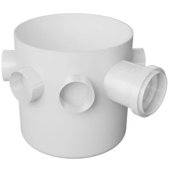 Corpo Caixa Sifonada Branco 150mm X 150mm X 50mm Fortlev