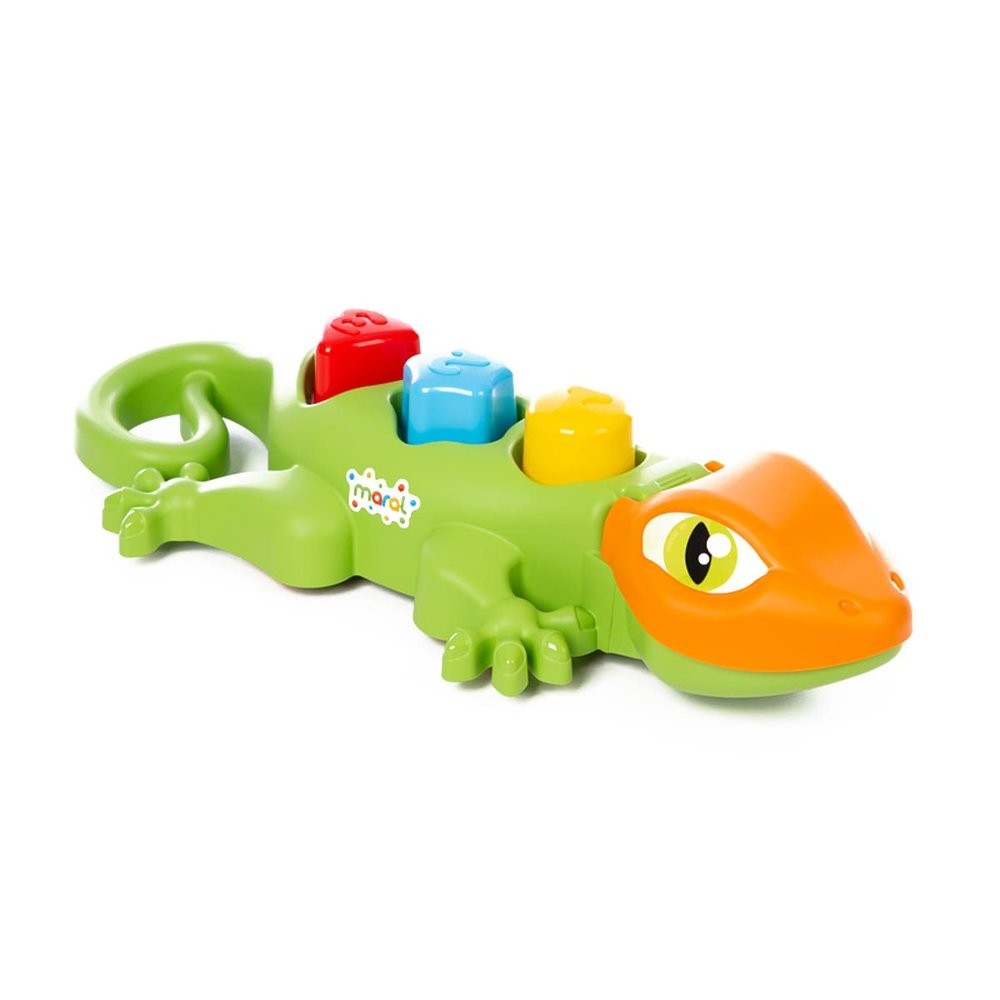 Brinquedo Didático Lagartixa Com Cubos Maral