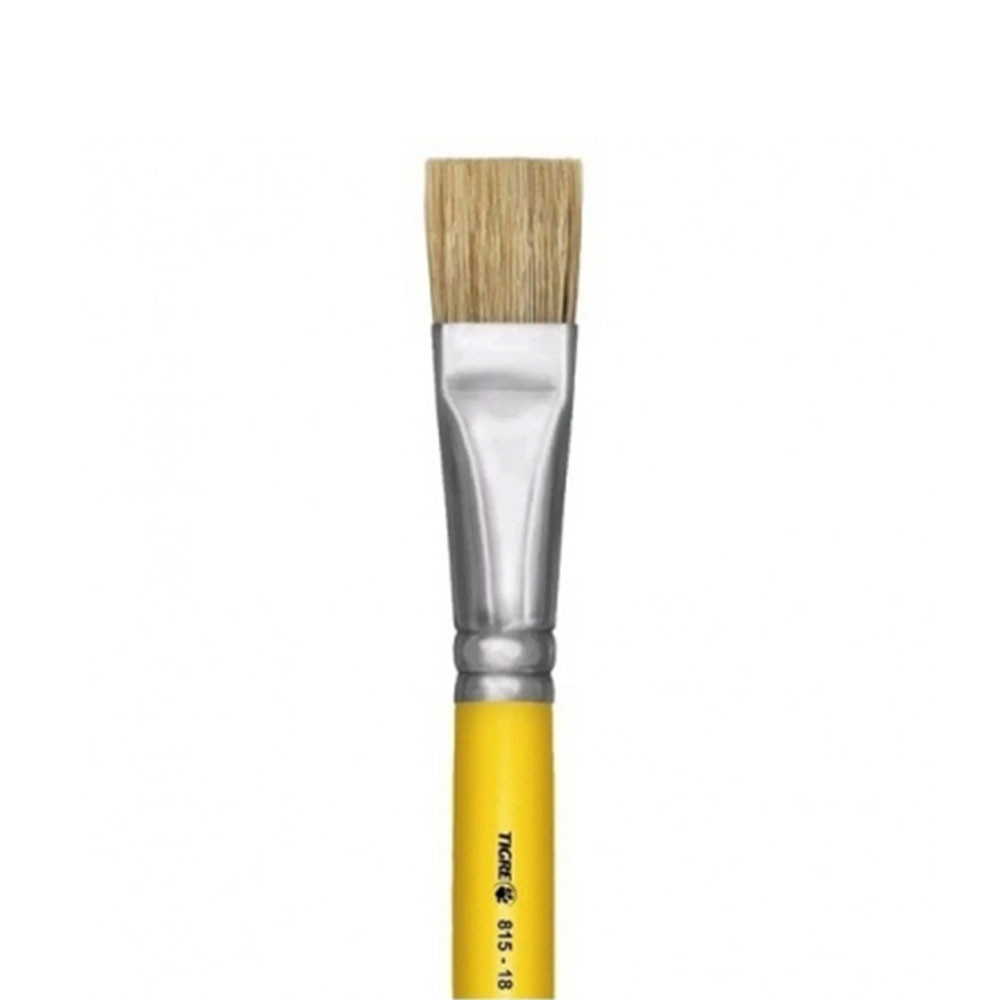 Pincel para pintura chato 815/18 Tigre - Stationery