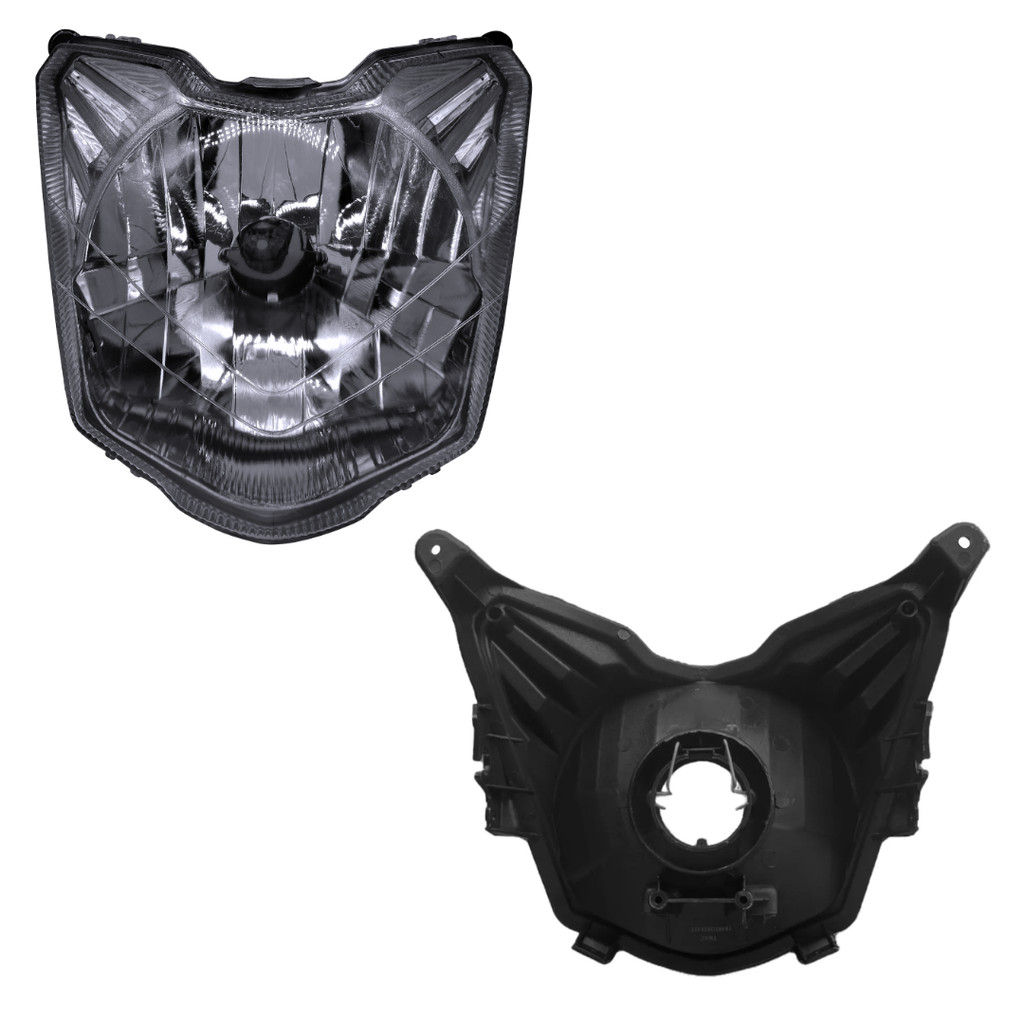 Farol Bloco Optico para Moto YS 150 Fazer ED/Flex - YS 150 Fazer SED/Flex