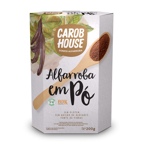 Alfarroba em Pó Carob House 200g