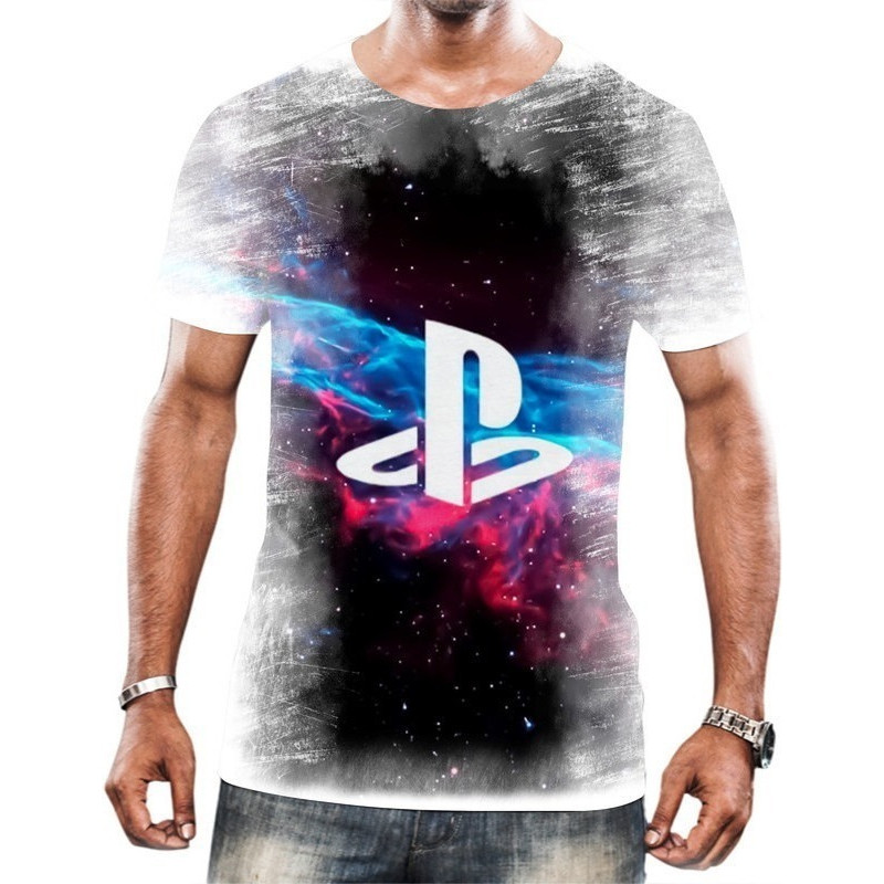 Camiseta Camisa Game Controle Playstation Ps4 Ps2 Ps1 Ps3
