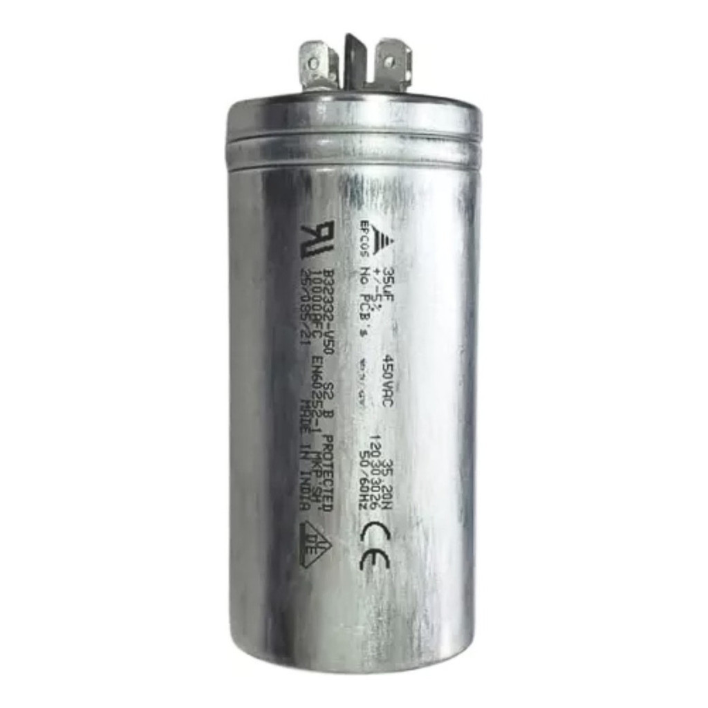 Capacitor De Partida 35uf 450v 50x105mm (fast-on)