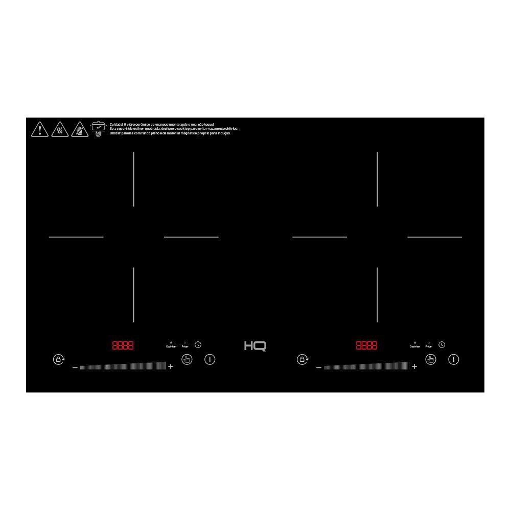 Cooktop de Indução HQ 2 Bocas Portátil 3500W Preto HQ-IDS3502S 220V

 em Oferta na Shopee