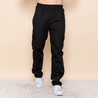 Calça Cargo Mesculino Feminino 6 Bolsos skate Larga Fechamento Cordão Os especiais de vendas diretas da fábrica serão em Oferta na Shopee