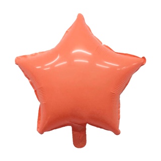Balão de Festa Metalizado 18" 45cm - Estrela Laranja Candy - 1 unidade - Rizzo em Oferta na Shopee