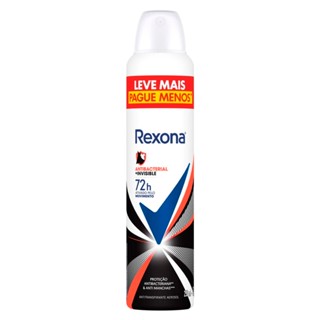 Desodorante Aerosol Rexona Antibacterial + Invisible 250ml