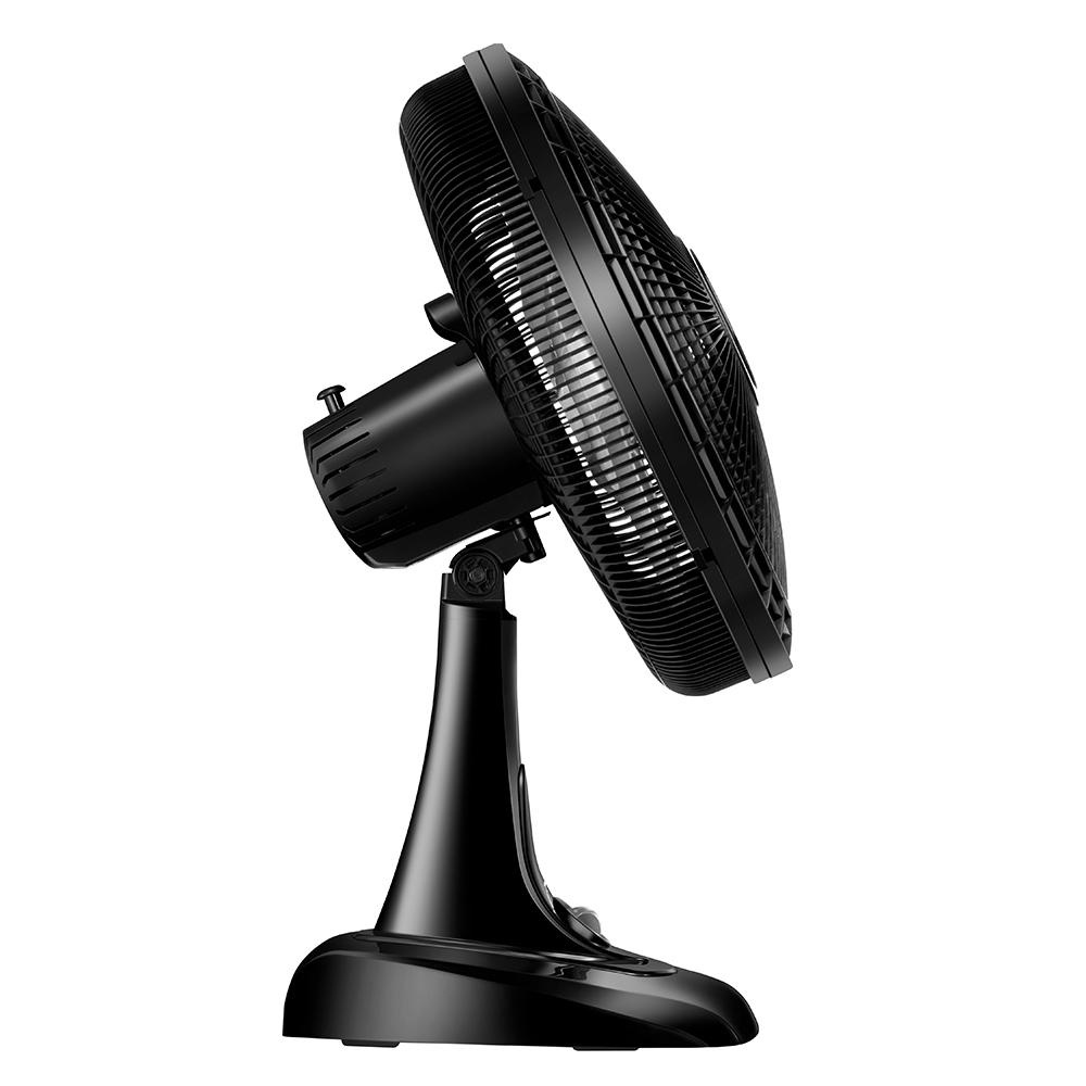 Detalhes do Ventilador de Mesa 30cm Mondial VSP30B 6 Pás Preto com Prata 220V