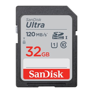 Cartão de Memória Sd Sandisk 32gb Ultra 120Mbs Classe c10 em Oferta na Shopee