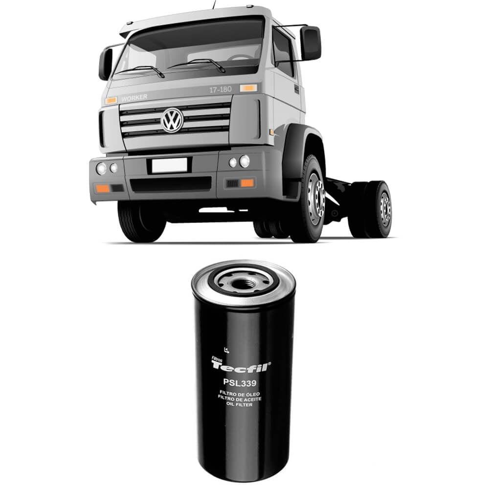 Filtro Óleo Volkswagen 17180 Mwm 2006 A 2012 Tecfil