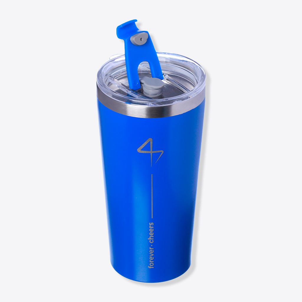 Copo Térmico Azul Forever Cheers - Zonacriativa - Home & Living