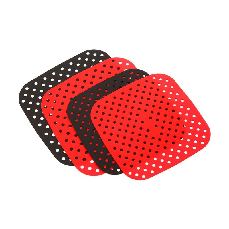 Tapete Protetor Silicone Para Air Fryer Fritadeira Universal - Quadrado/ Redondo silicone