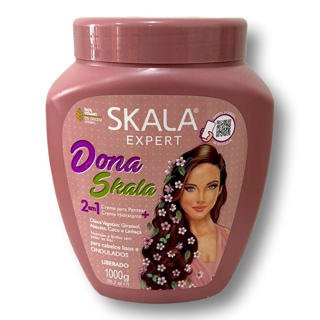 Skala Creme De Tratamento Dona Skala - Nutrição p/ Cabelos Ondulados