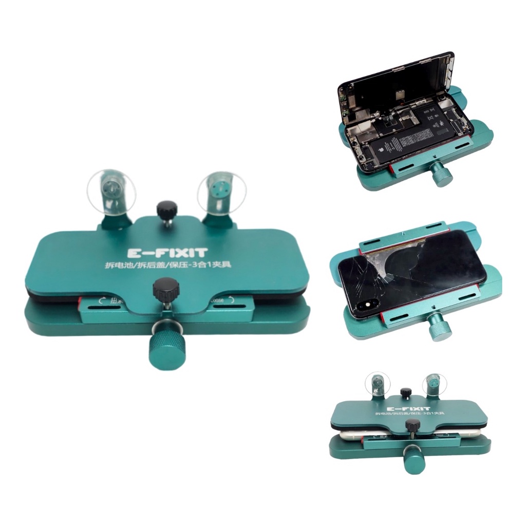 Base Suporte Para Reparo Em Placa Celular 3 Em 1 Eletrônicos