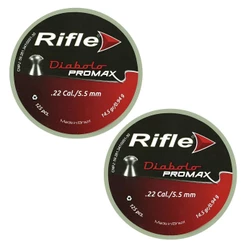 2un Chumbinho 5.5mm Rifle Diabolo Promax - 125un