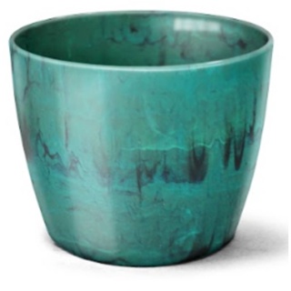 Cachepô Elegance Redondo 02 (1L) Verde Guatemala NUTRIPLAN em Oferta na Shopee