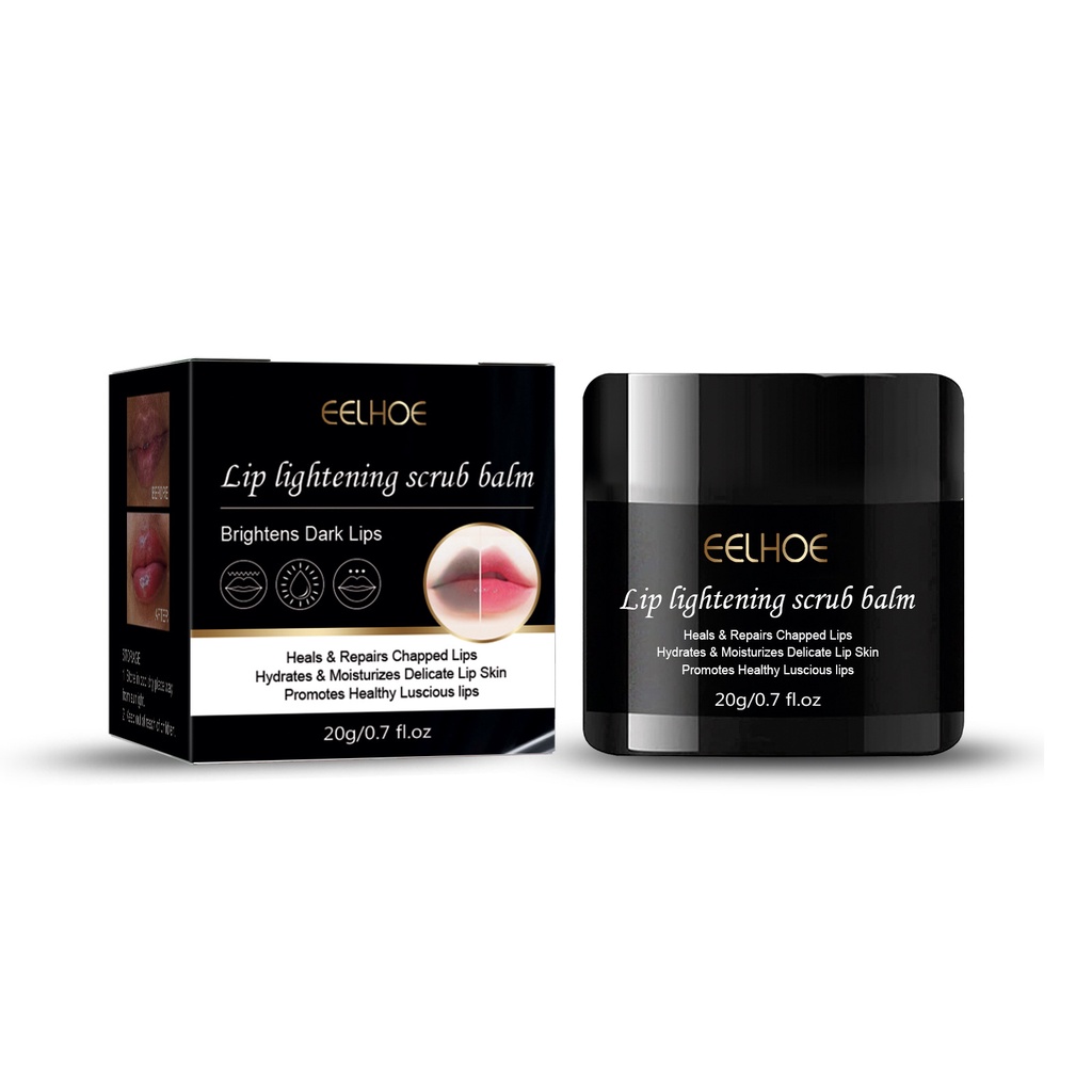 Ter EELHOE Esfoliante Labial Brilhante Esfoliante Labial Clareador Labial Clareador Labial Preto Removedor de Maquiagem Esfoliante Linhas de Iluminação Esfoliante Labial Rosa Dark Repair