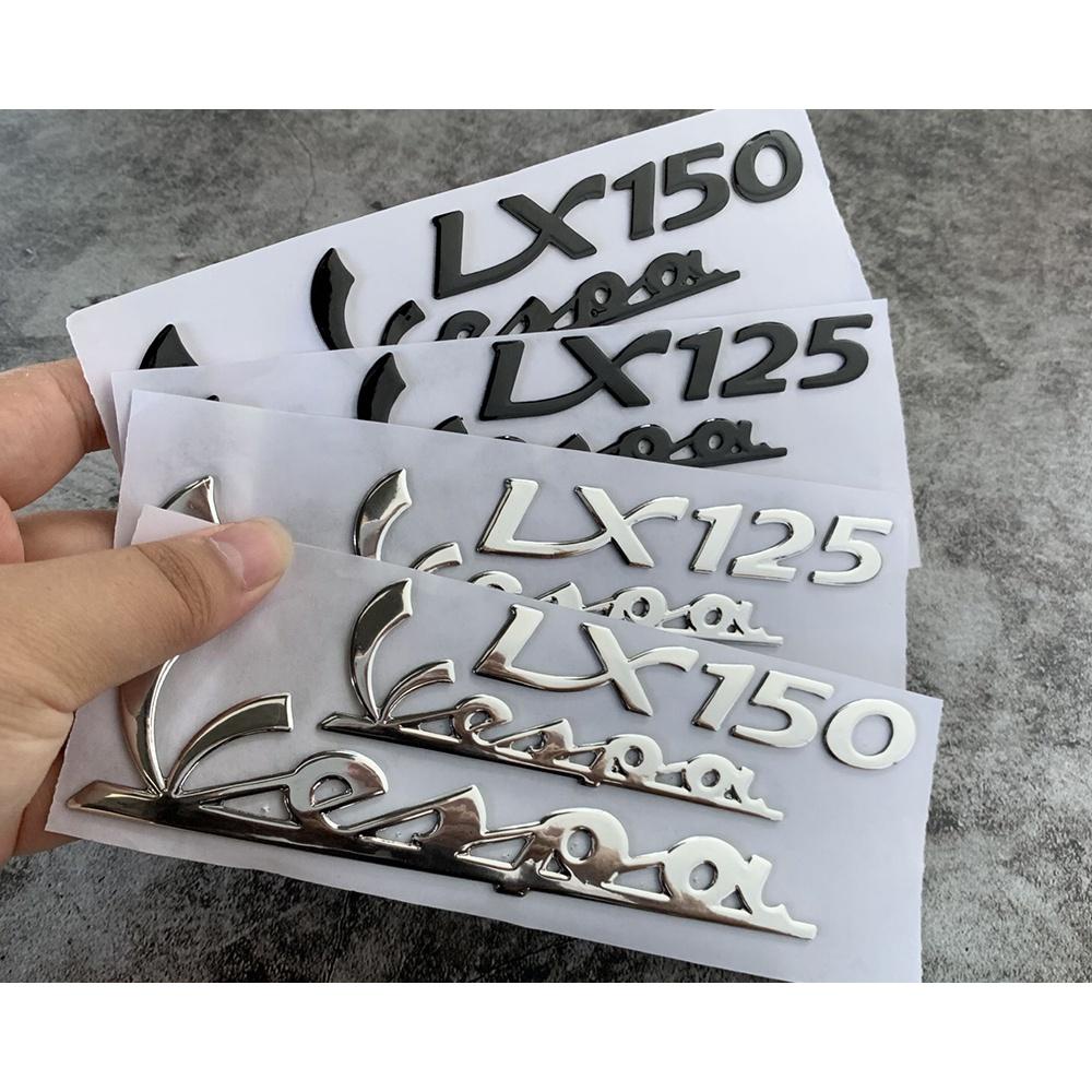 Kit De Decalque Adesivo Com Emblema 3D Para PIAGGIO Vespa GTS300 LX125 LX150 S125 150 GTV300 SPRINT150 Adesivos