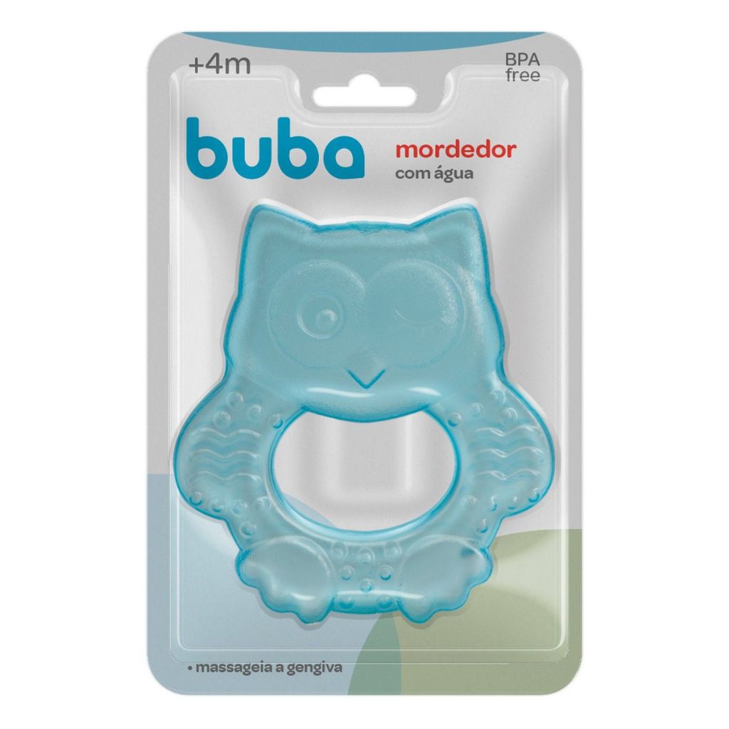 Mordedor Infantil com Água Corujinha 14982-Buba - Mom & Baby