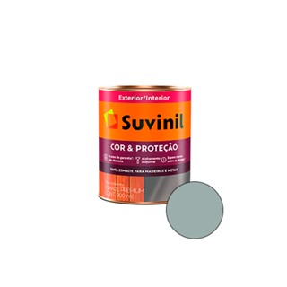 Tinta Esmalte Sintético Cor e Proteção Cinza Médio Brilhante 900ml - SUVINIL