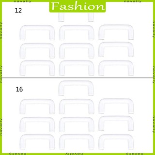 nava 10pcs Anéis Septo Transparentes Retentores Forma Piercing Hider Flexível
