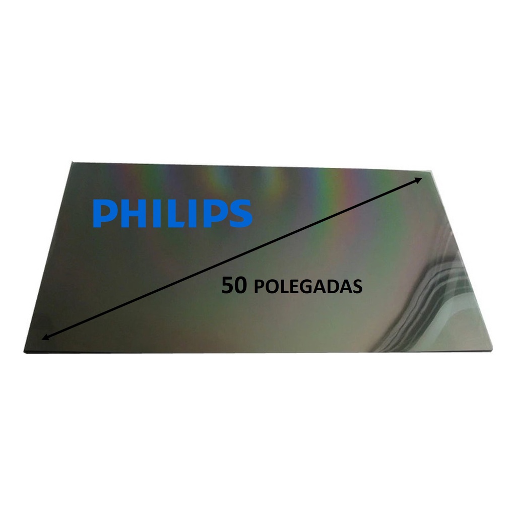 Filme Polarizador TV compatível c/ Philips 50 Polegadas