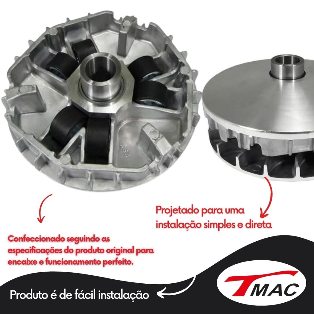 Embreagem Primária Neo 125 Yamaha Completa 4 Pecas + Roletes — imagem 2 de 2