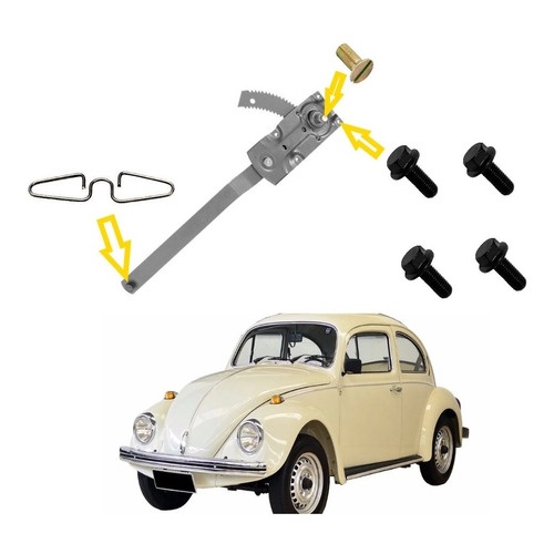 Maquina De Vidro L. Direito ( Passageiro ) Fusca 1971 A 1996 em Oferta na Shopee