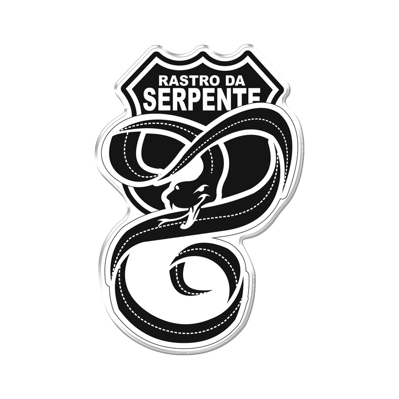 Adesivo Decorativo em relevo fácil aplicação RASTRO DA SERPENTE
