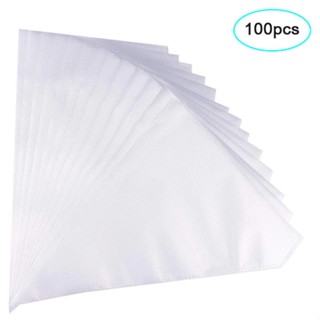Saco De Confeitar Profissional Descartável 100 Peças Confeiteiro Cobertura Bolo Doces Cupcake Utensílios