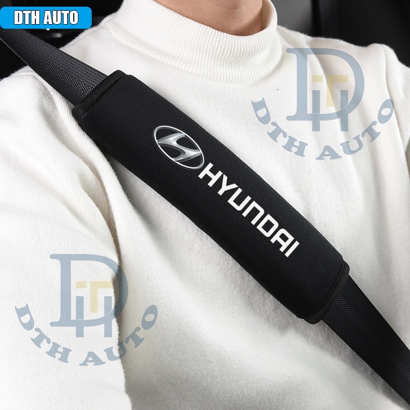 DTH 2 Peças Hyundai Cinto De Segurança Do Carro Arnês Alça De Ombro Almofada Capa De Para Acento Tucson Getz