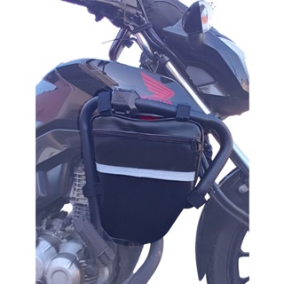 BOLSA DE MOTO PARA ACESSÓRIOS ALFORGE FRONTAL 1 PAR em Oferta na Shopee