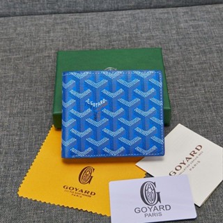 Goyard goyard goyard goyard Half-Fold Carteira Atualizada Carteira de Dentes de Cão Impressão Homens Mulheres Carteira Curta Multi-Cartão