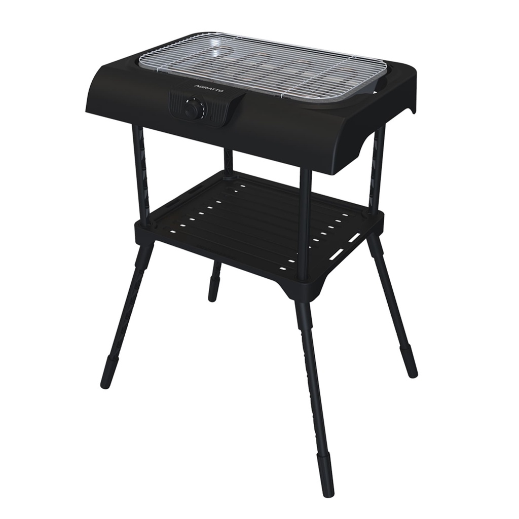 Churrasqueira Elétrica Pedestal Mr.Cheff ACHP01N-02 2000W 220V Agratto - 14449