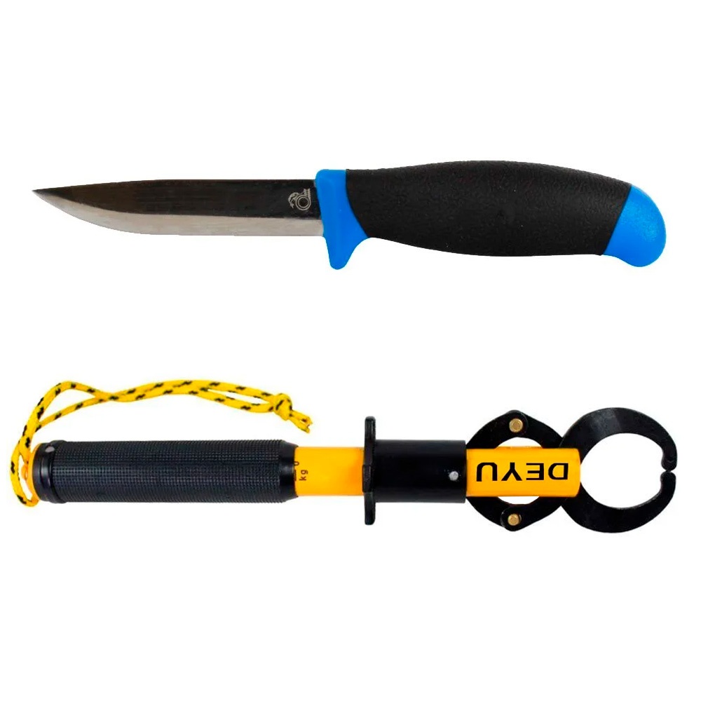 Kit Pega Peixe Com Balanca DY-01 + Faca de Pesca DYD-001 - Deyu - Sports & Outdoors