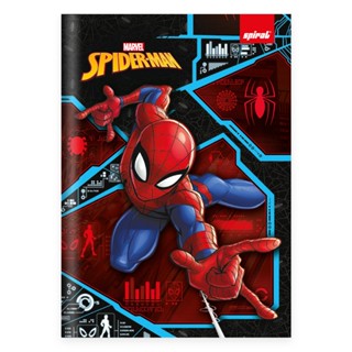 Caderno 1/4 Capa Dura Costurado 80 Folhas Homem Aranha