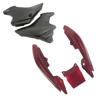 Carenagem Traseira Rabeta Completa E Tampa Lateral da Bateria Ybr 125 Factor 2009 2010 2011 e 2012
