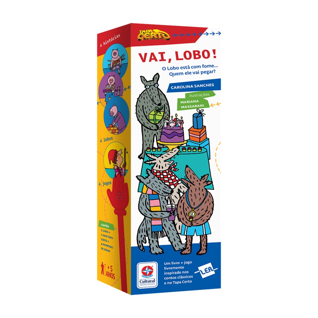 Vai lobo! o lobo está com fome... quem ele vai pegar? em Oferta na Shopee