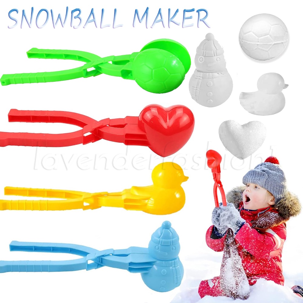 Bola/Coração Pato/Molde De Neve Em Forma/Creative Snowball Maker/Brinquedos De Inverno Para Crianças Ao Ar Livre/Clip Com Alça